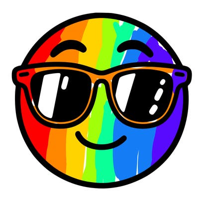 emoji with sunglasses