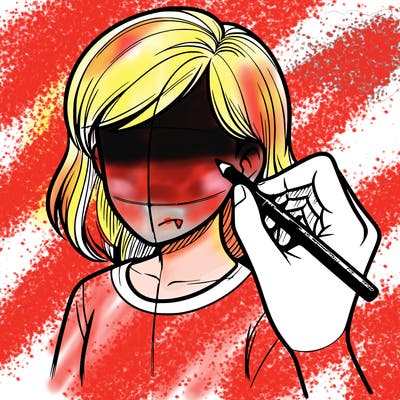 drawing a realistic person