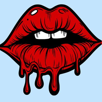 lips that look realistic and drip