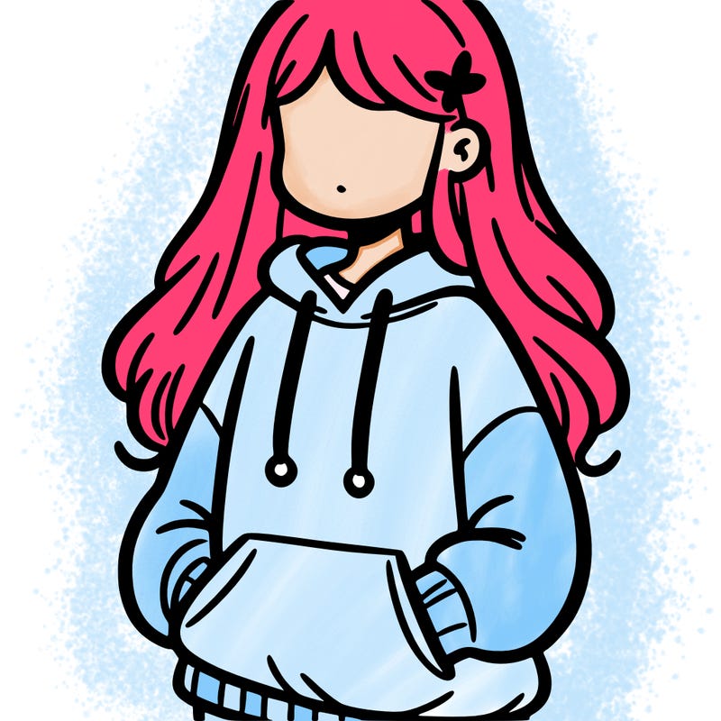 girl in sweatshirt