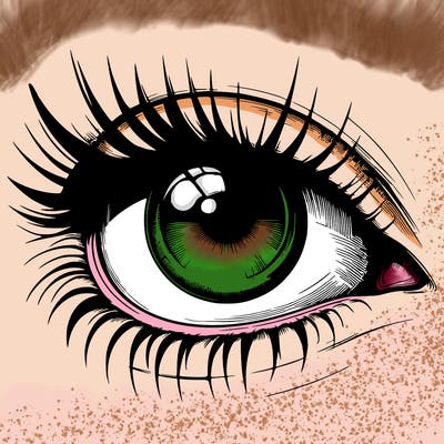 realistic eye