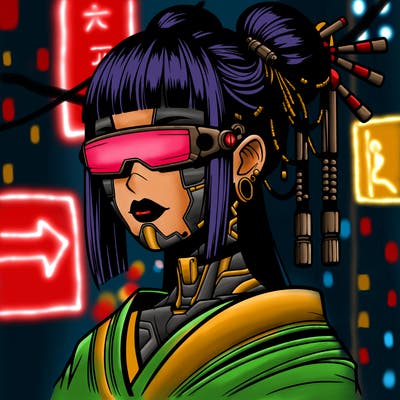 cyberpunk-geisha