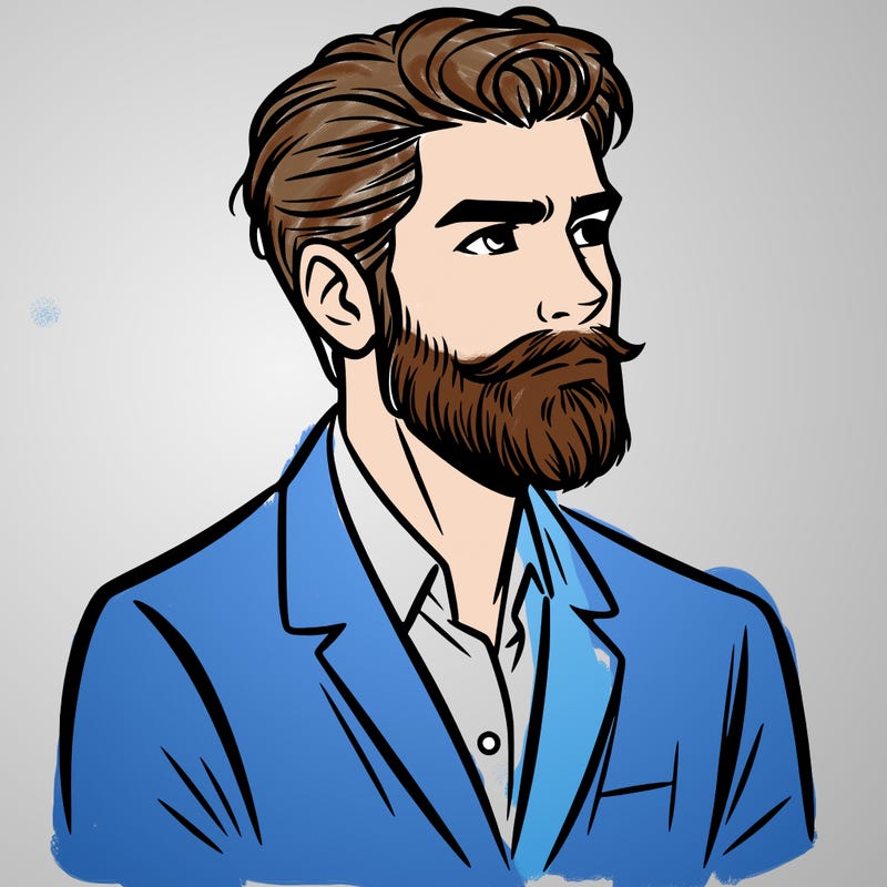 a man with a beard