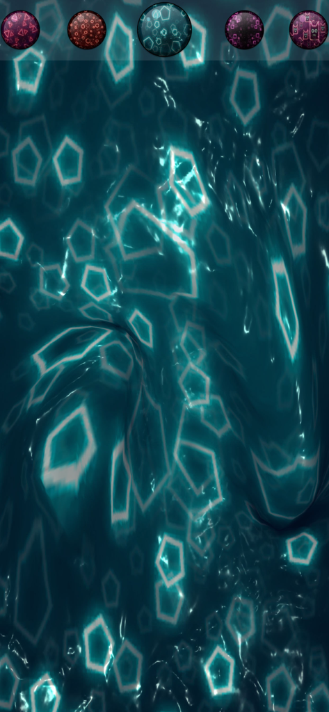 Slime maker DIY Simulator Time - Satisfying virtual blue slime with glowing pentagon patterns