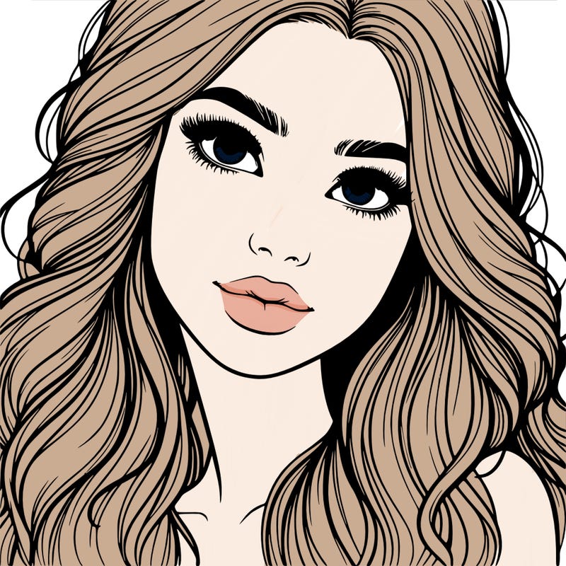 beautiful realistic girl