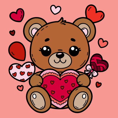 teddy bear for valentine’s day