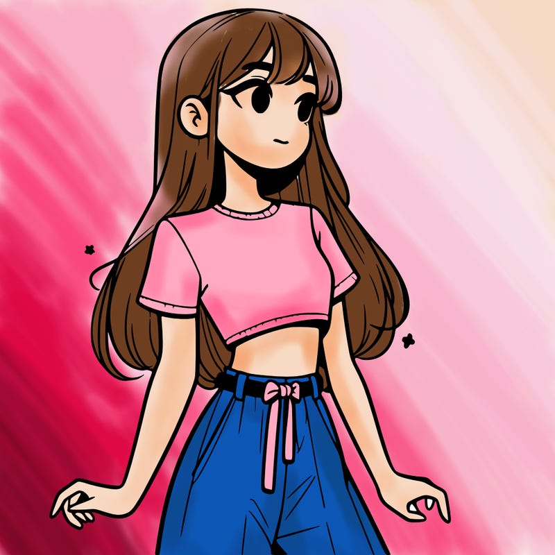 girl in a cute crop top