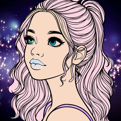 beautiful realistic girl