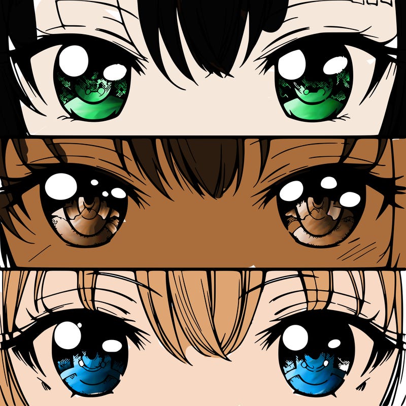 anime eyes