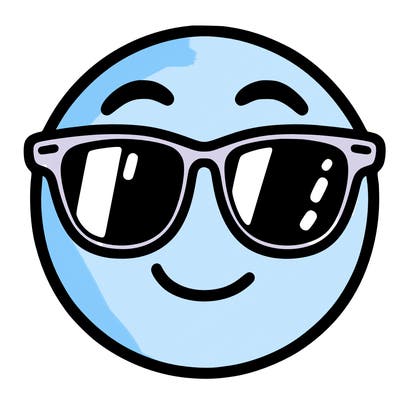 emoji with sunglasses
