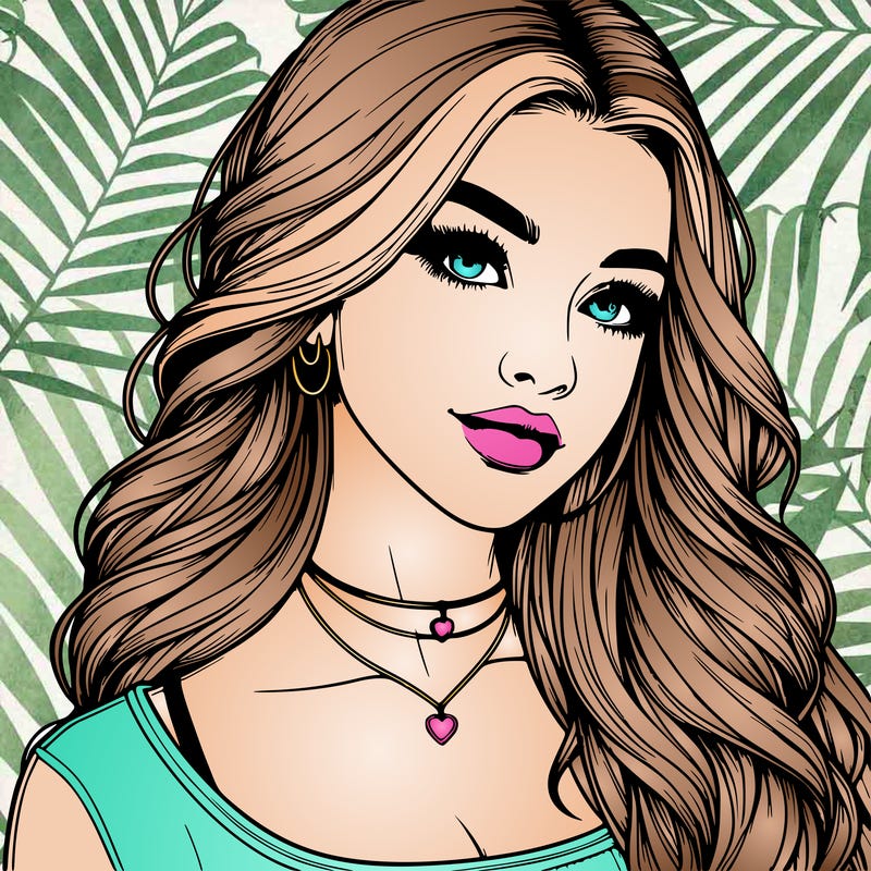 detailed realistic girl