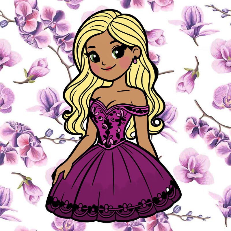 a woman wearing a fancy dress