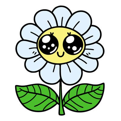 flower with eyes