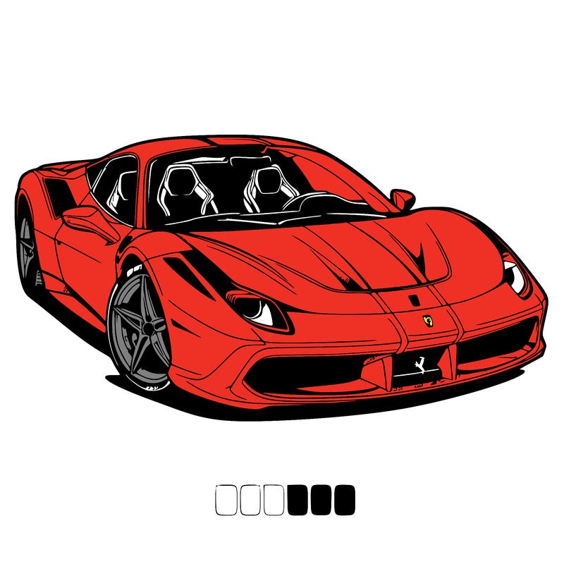 ferrari, 488