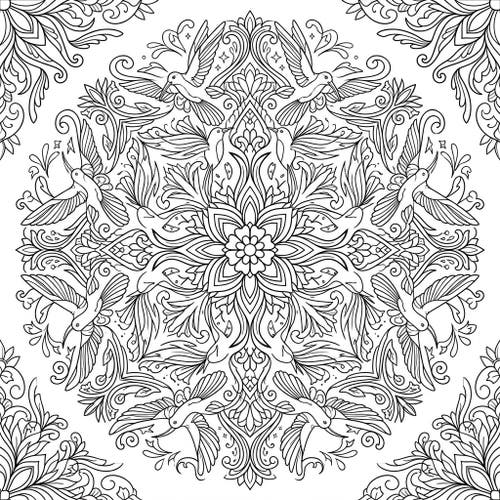 Hummingbird Mandalas