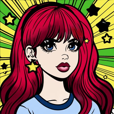 girl power pop art