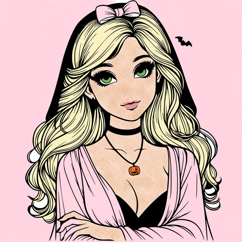 halloween realistic girl