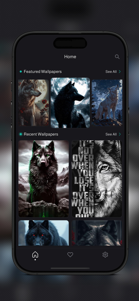 Wolf Wallpapers 4K - Graphics & Design App | MWM