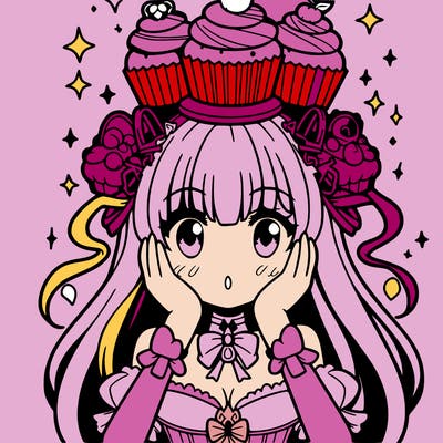 manga cupcake goddess