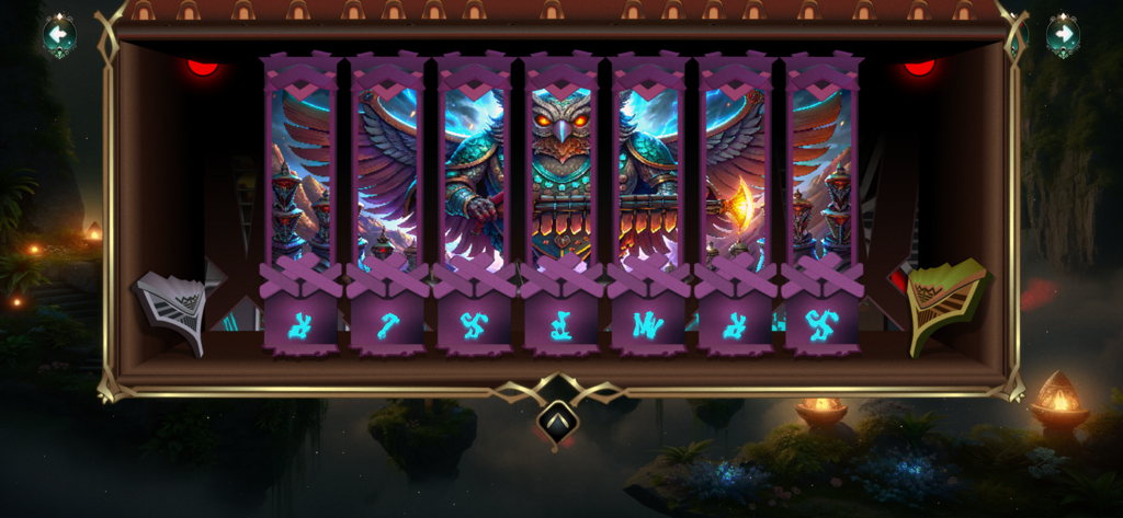 i Legendary Instruments - An atmospheric puzzle showing a mythical owl with glowing symbols