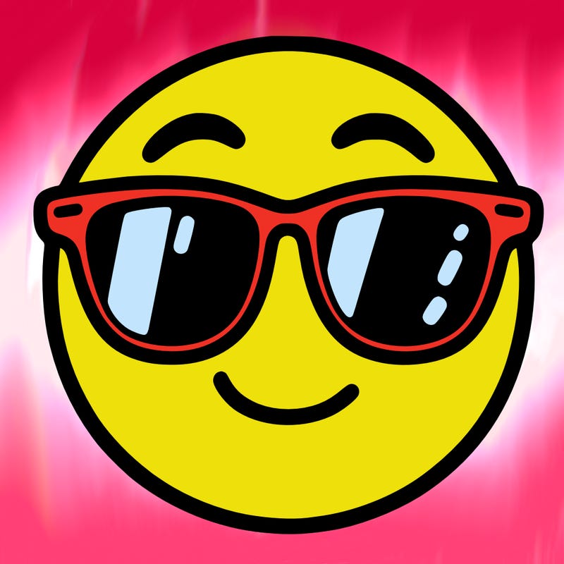 emoji with sunglasses