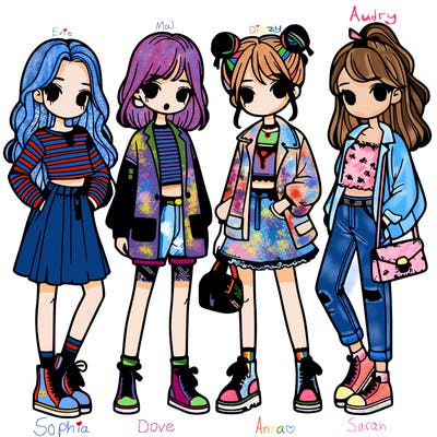 girls with fashion