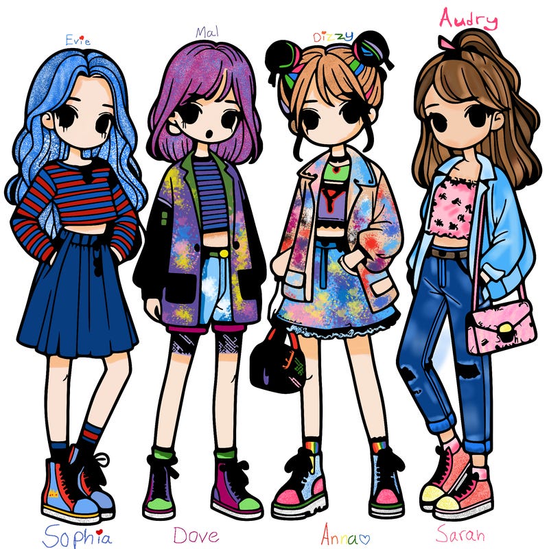 girls with fashion