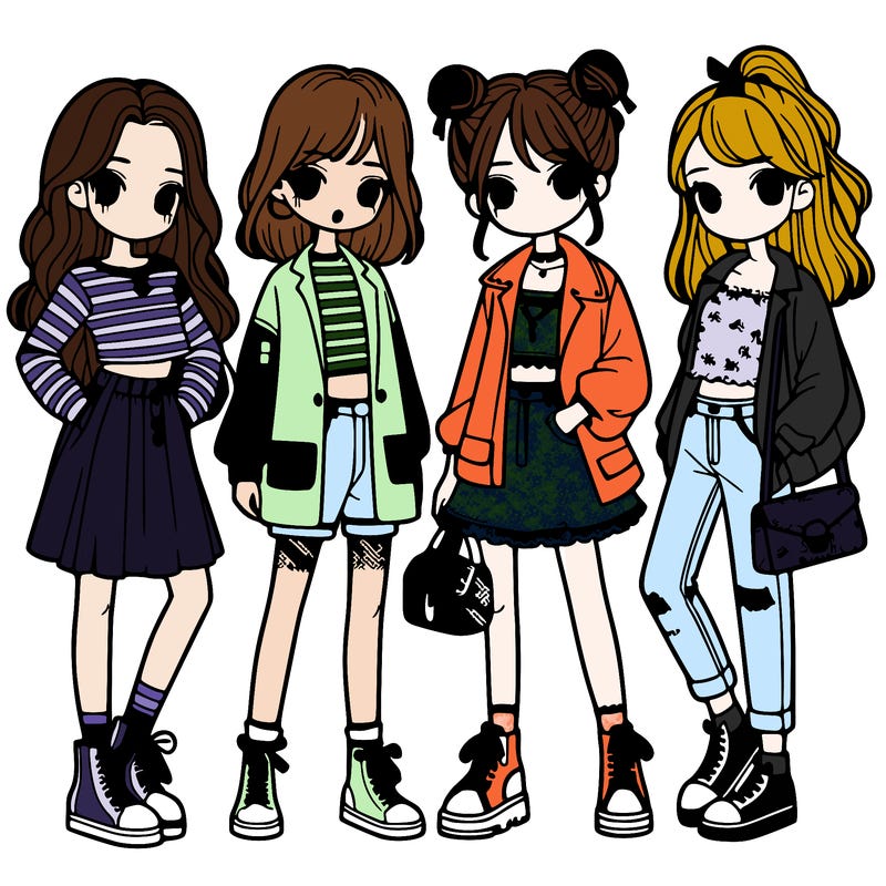 girls with fashion