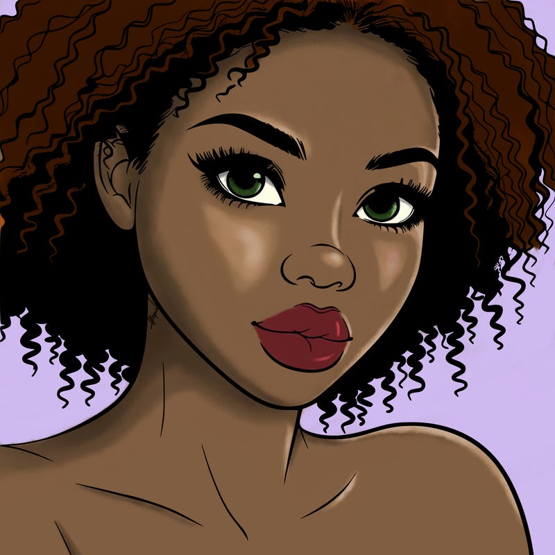 realistic black girl