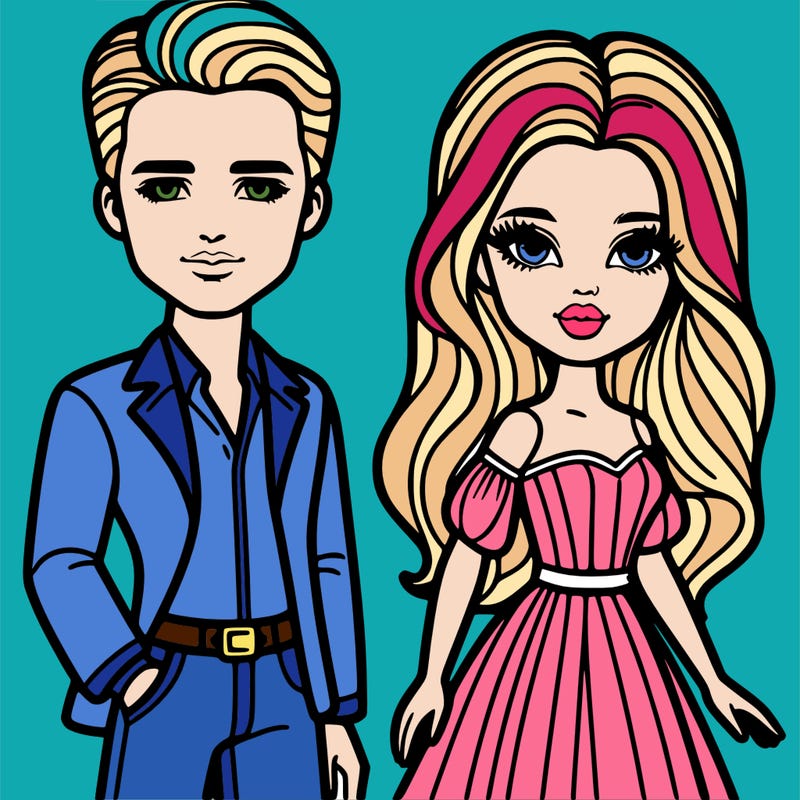 barbie and ken