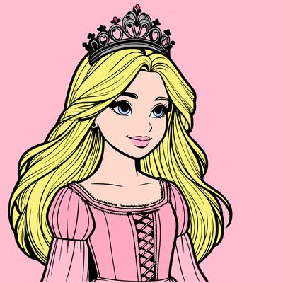 a realistic medieval princess with a tiara