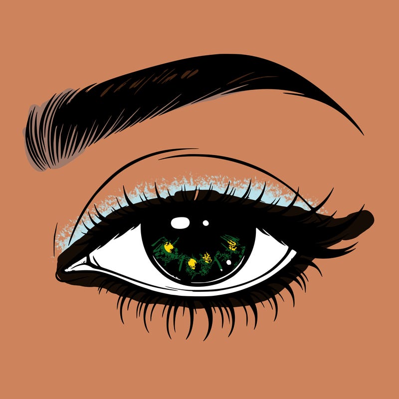 eye closed realistic