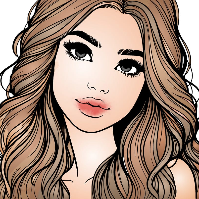 beautiful realistic girl