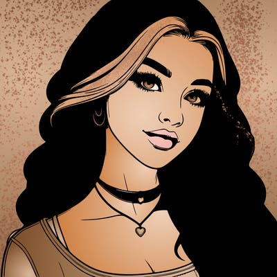 detailed realistic girl