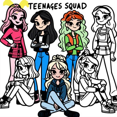 teenage girls squad
