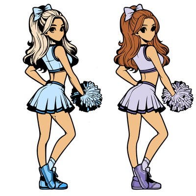 realistic cheerleader