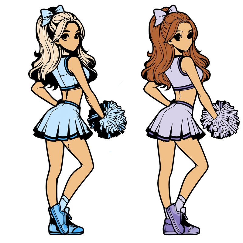 realistic cheerleader