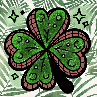 easter four leaf clover