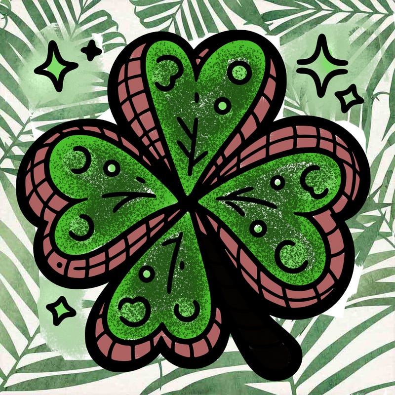 easter four leaf clover