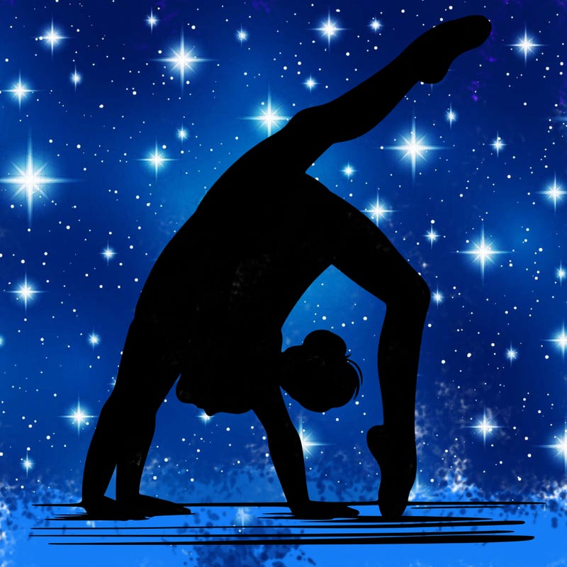 girl doing gymnastics