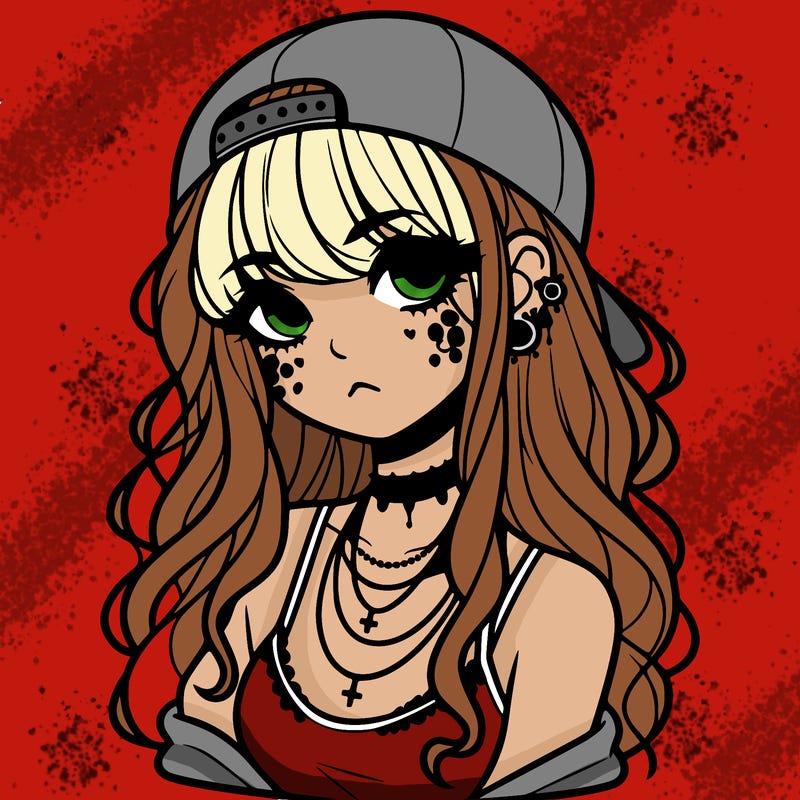 scene girl aesthetic