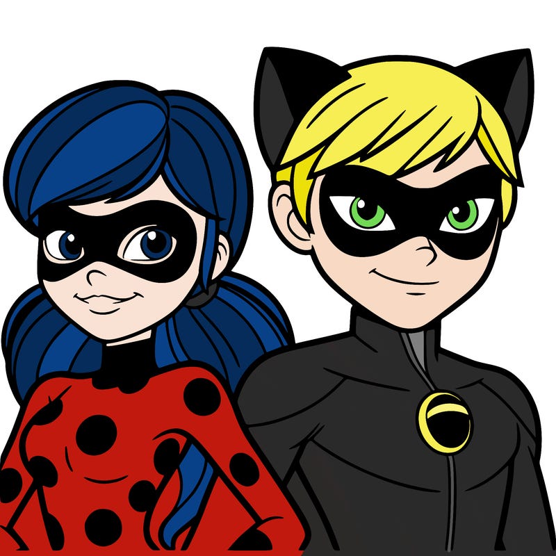 cat noir and ladybug