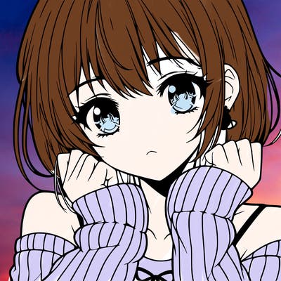 beautiful anime girl