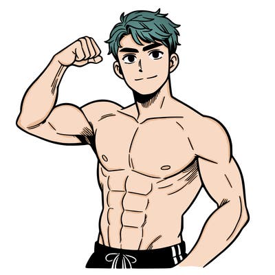 shirtless guy