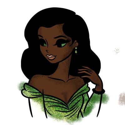an elegant woman