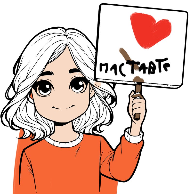 realistic girl holding up a sign