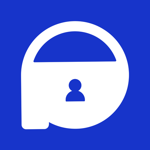 PiggyVest blue savings app icon with a white stylised piggy-bank outline