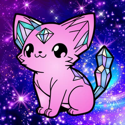 crystal kitten
