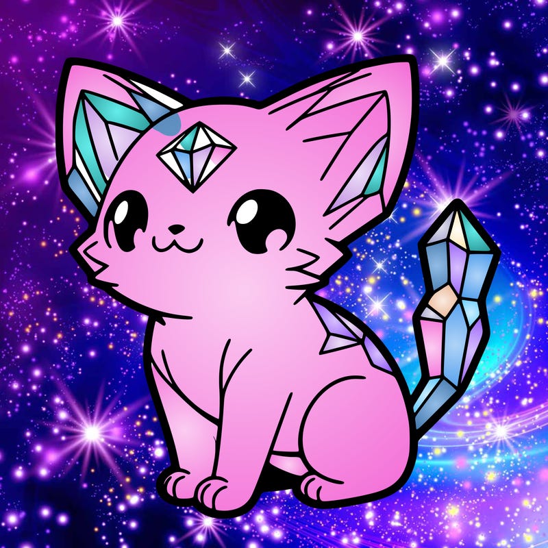 crystal kitten