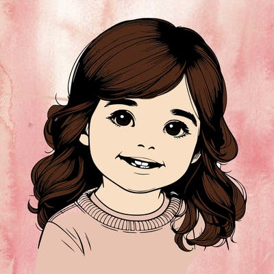 relistic 2 year old girl